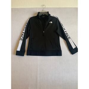 The North Face - Girls 1/4 Zip Fleece Pullover, Black, Size: Youth Large 14/16